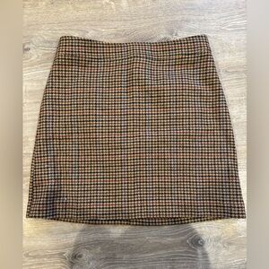 Plaid skirt